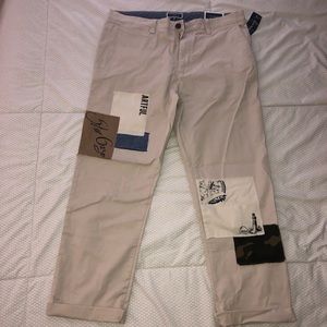 CLUB ROOM patched stretched chinos